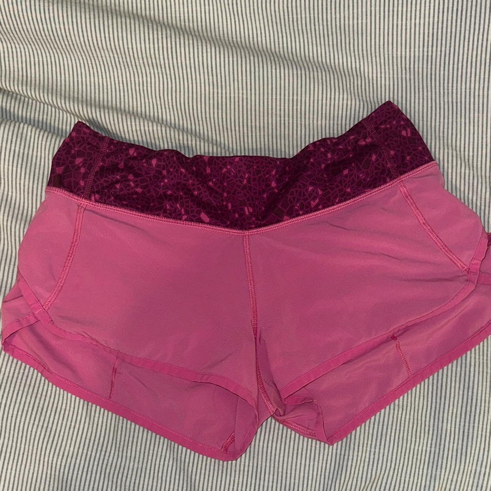 Lululemon Pink Hotty Hot Shorts